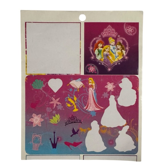 Disney Princess Stickerbook & Activity Pad with Princess Canvas Bag & 8 Markers - Picture 12 of 13